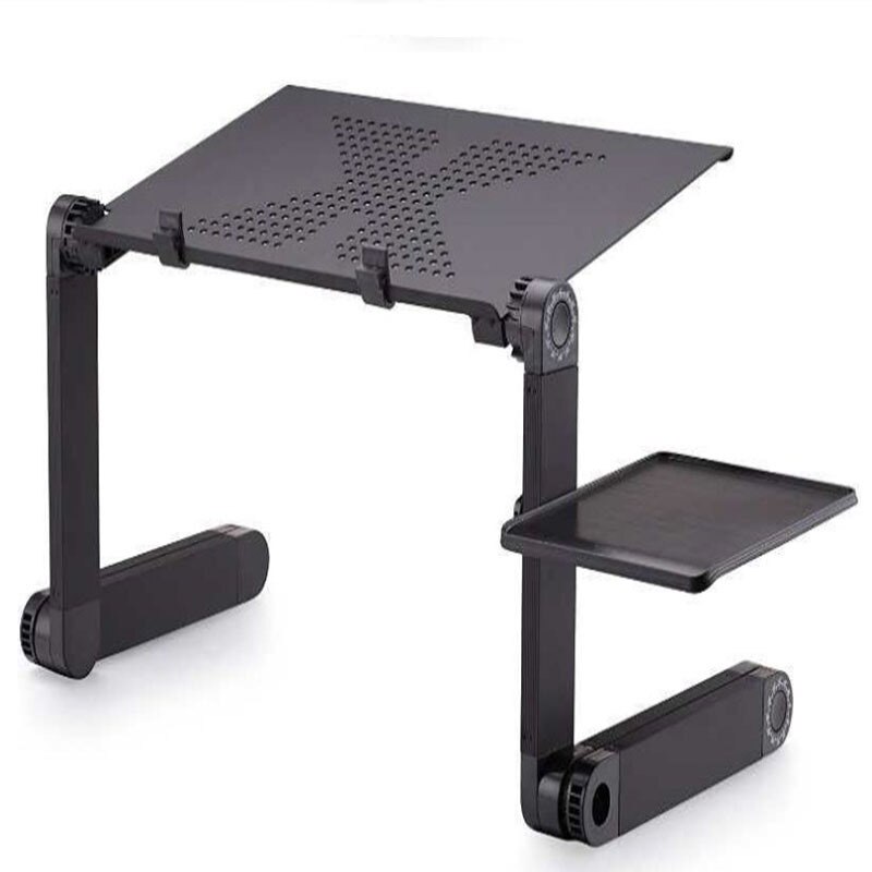 Portable laptop desk for bed adjustable computer desk ergonomic lap notebook support trayy traydes lapdesk with mouse pad