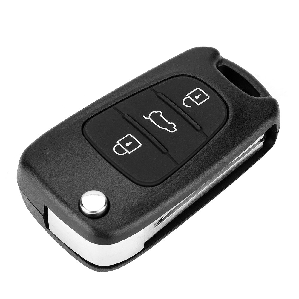 3 Button Car Remote Flip Key Fob Case Protective Auto Replacement Parts Small Convenient For HYUNDAI I20 I30