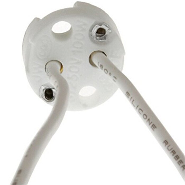 Ceramic MR16 G5.3 MR11 GU5.3 Base G4 G6.35 Socket Lamp Holder Connector Halogen LED CFL Halogen Adapter for Downlights