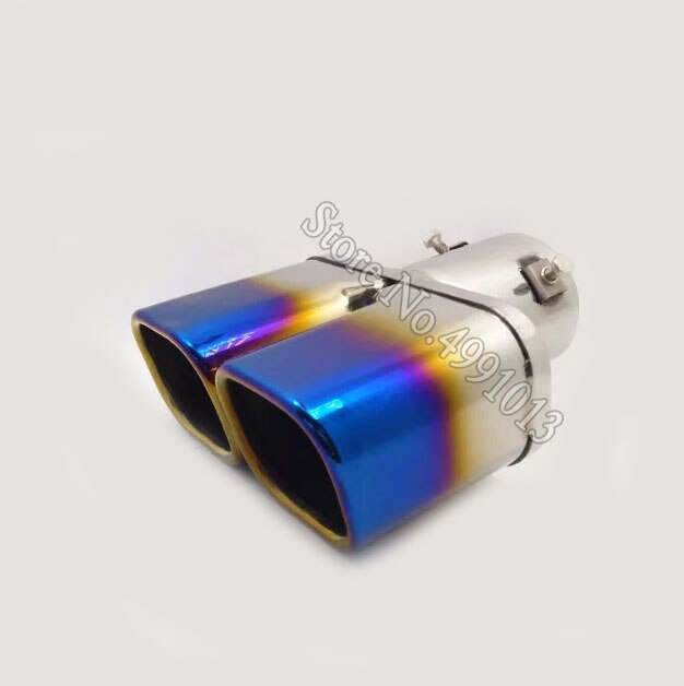 For Kia Niro car stickers body cover muffler exterior back end pipe dedicate exhaust tip tail outlet ornament 1pcs: B1015Ba62