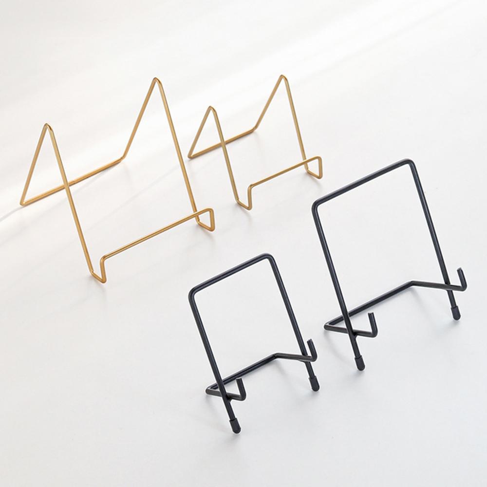 Zware Ijzeren Display Schildersezel Holder Draad Display Stand Kom Plaat Fotolijst Boek Kunstwerk Beugel Metalen Display Rack