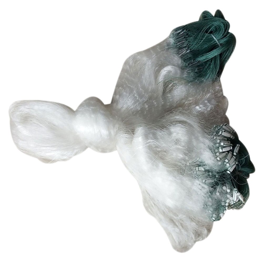 Red de pesca de una sola capa, malla pegajosa, , de una sola capa, resistente al desgaste, hilo de seda, red de pesca (un solo dedo de capa)