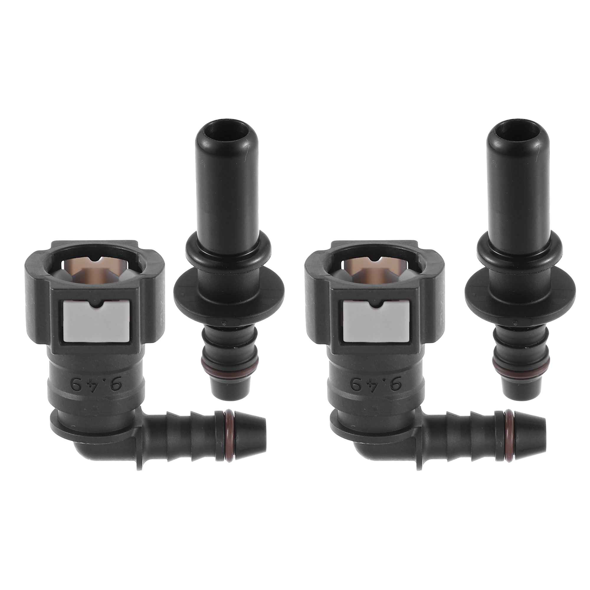 X autohaux 2 einstellen 4Stck 6,3mm 7,89mm 8mm 90 Grad Biegung Kraftstoff leitung Schlauch Schnell verschluss Anschluss Schlauch Kraftstoff leitung Kupplung: verrotten