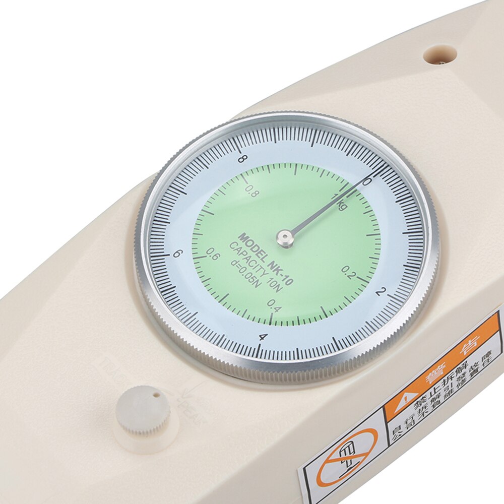 Appareil de contrôle de jauge de Force Push-Pull de Type pointeur portatif NK-500 Instruments de mesure de dynamomètre analogique avec affichage de l'unité N/Kg