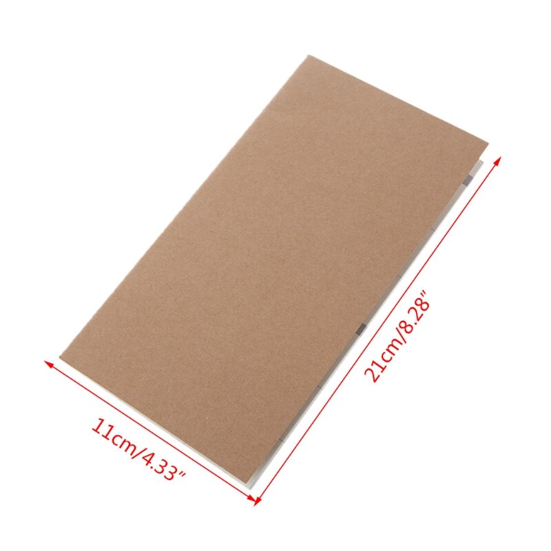 Kraft Cover Weekly Planner Diary Journal Memo Notebook Note Pad School Office