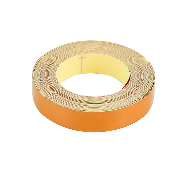 Strips Motorcycle Stickers Wheel Car Reflective Tire Rim Tape Bicycle Motorbike Auto Decals For Honda KTM YAMAHA Suzuki Kawasaki: orange