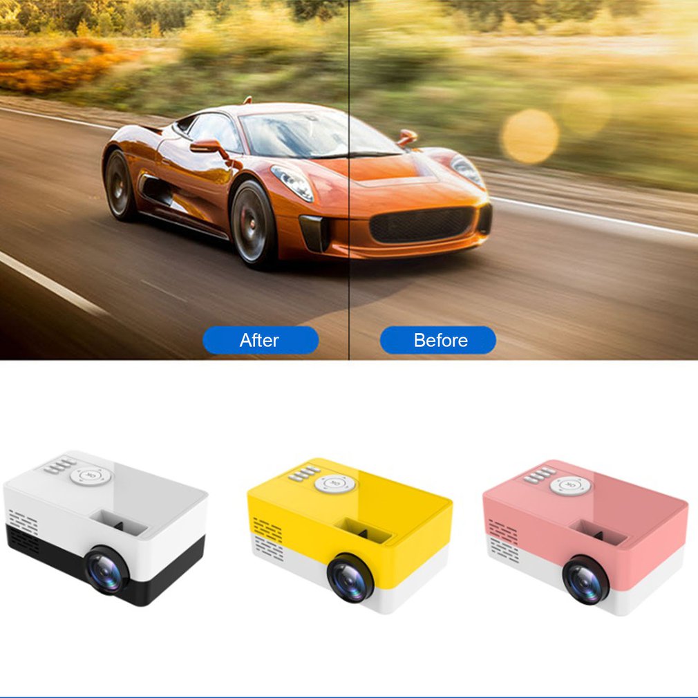 Mini proyector LED J15, proyector J15 para Home Theater, práctico y duradero proyector portátil
