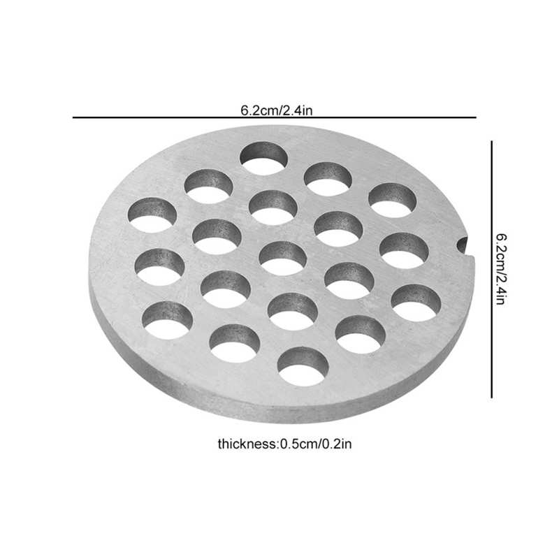 Grinder Blade Meat Grinder Crusher Mincer Plate Disc Knife Meat Grinder Plate Meat Grinder Accessory Meat Crusher Plate
