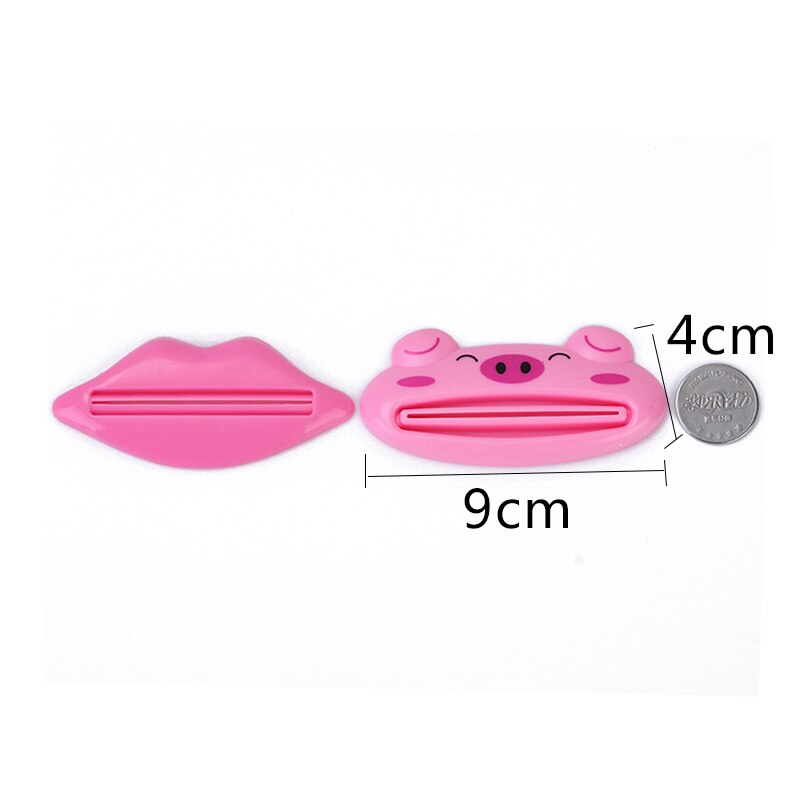 2 stk tegnefilm tube roll holder dispenser tandpasta squeezer presse tube tandplejemiddel dispenser køkken badeværelse tilbehør