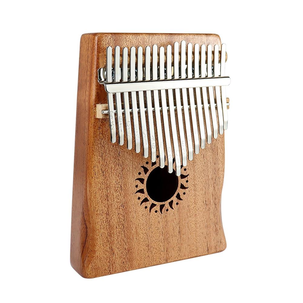 17-schlüssel Mahagoni Kalimba Daumen Klavier Mbira Sanza Afrikanische Holz Finger Daumen Klavier mit Mbira fallen Finger Tastatur Instrument