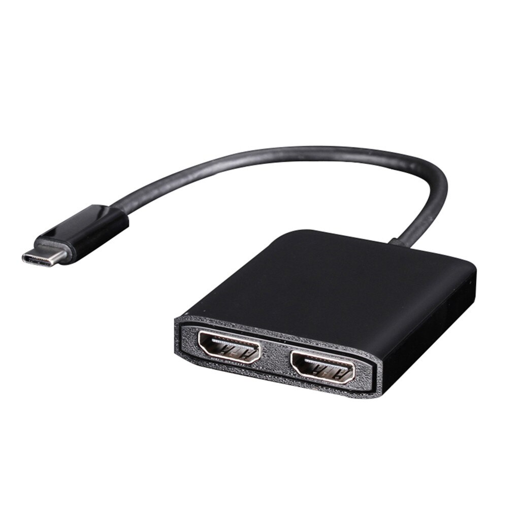 Ouhaobin USB C Hub Adapter Type C 3.1 naar DP HDMI Adapter Type-C Kabel Dual Display Port Hub converters: Default Title