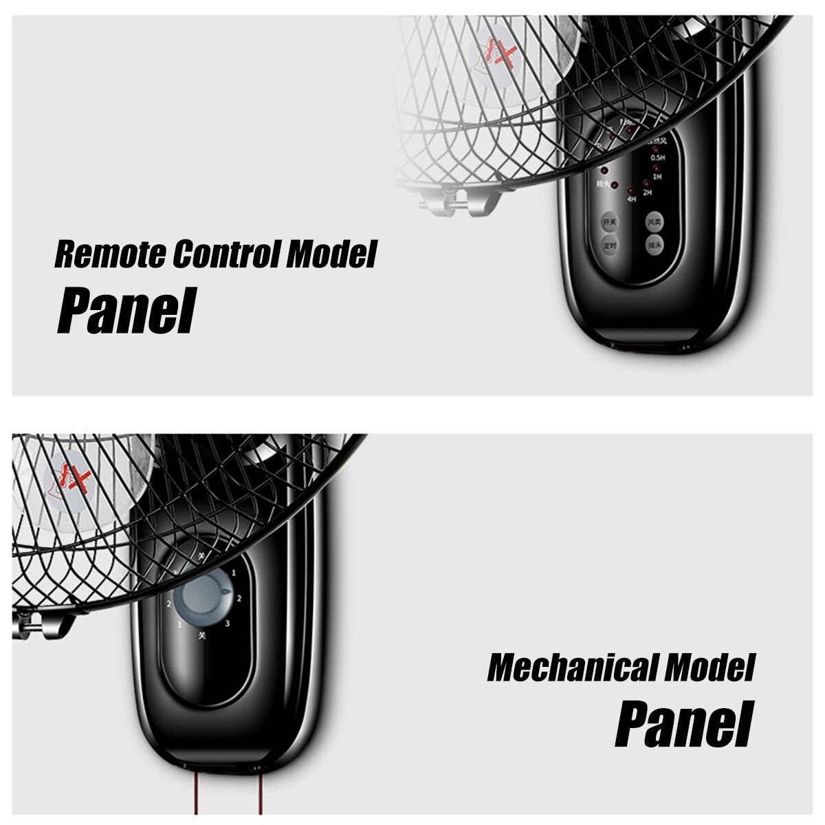 16 Inch Remote Wall Mounted Fan Oscillating Home Air Cooling Fan Timer 3 Gears Adjustable Living Room Electric Cooler Fan