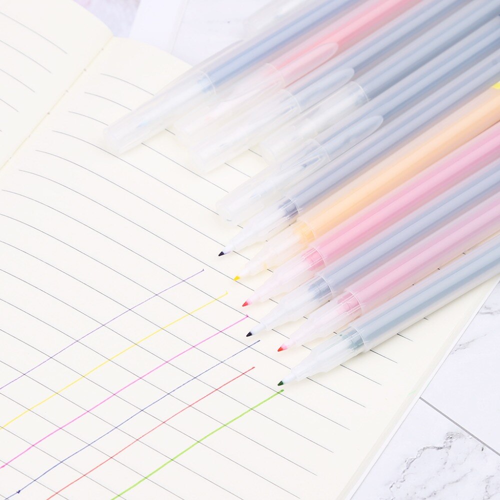 12Colors Gel Ink Pen Painting Drawing Art School Office Supplies Stationery