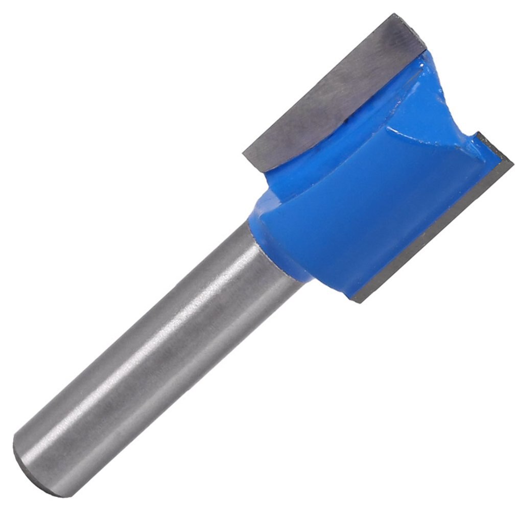 Enrutador de carpintería recto ranurado de vástago de 8mm, fresa de carpintería de diámetro de corte, herramienta de fresadora de extremo de carpintería