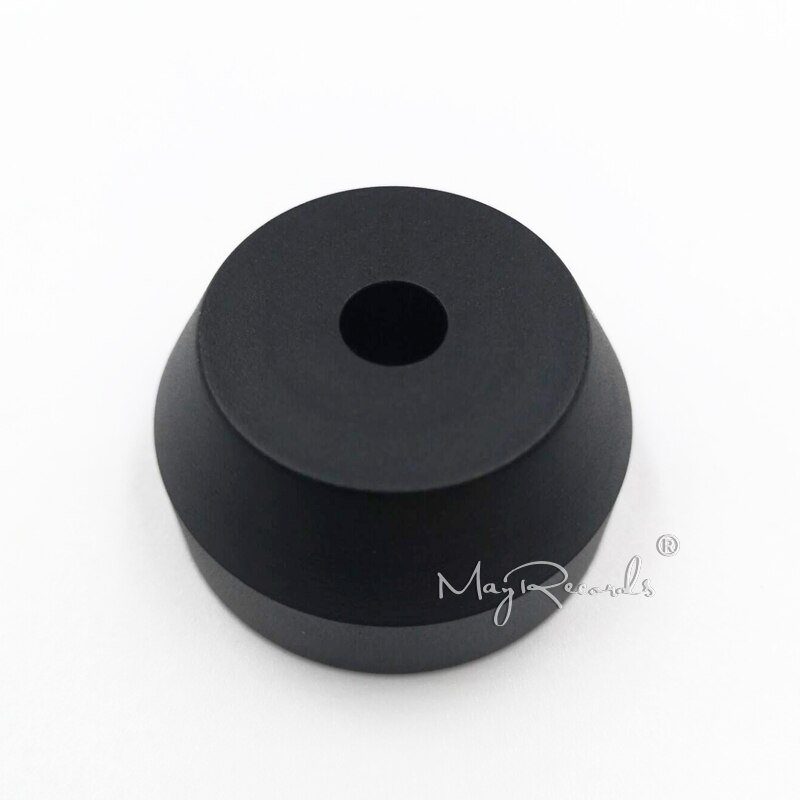 45 obr/min Adapter trwałe litego aluminium centrum Adapter do węża na 7 cal pe rekord winylu: Black