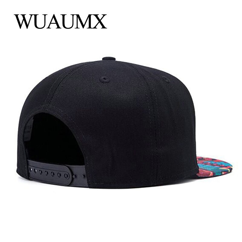 Wuaumx Spring Summer Snapback Caps Men Women Patchwork Baseball Cap Hip Hop Casquette Chapeau Bone Masculino Gorro Snap Back Hat