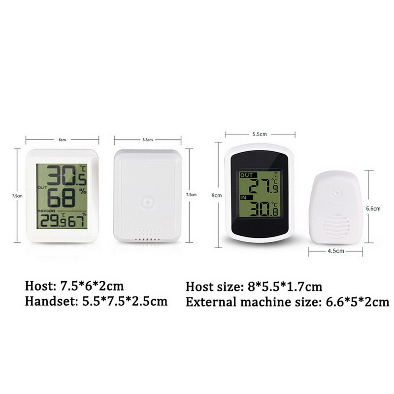 TS-FT004-B Poratble Ambient Weather Wireless Electronic Thermometer with Indoor and Outdoor Temperature Household Thermometers