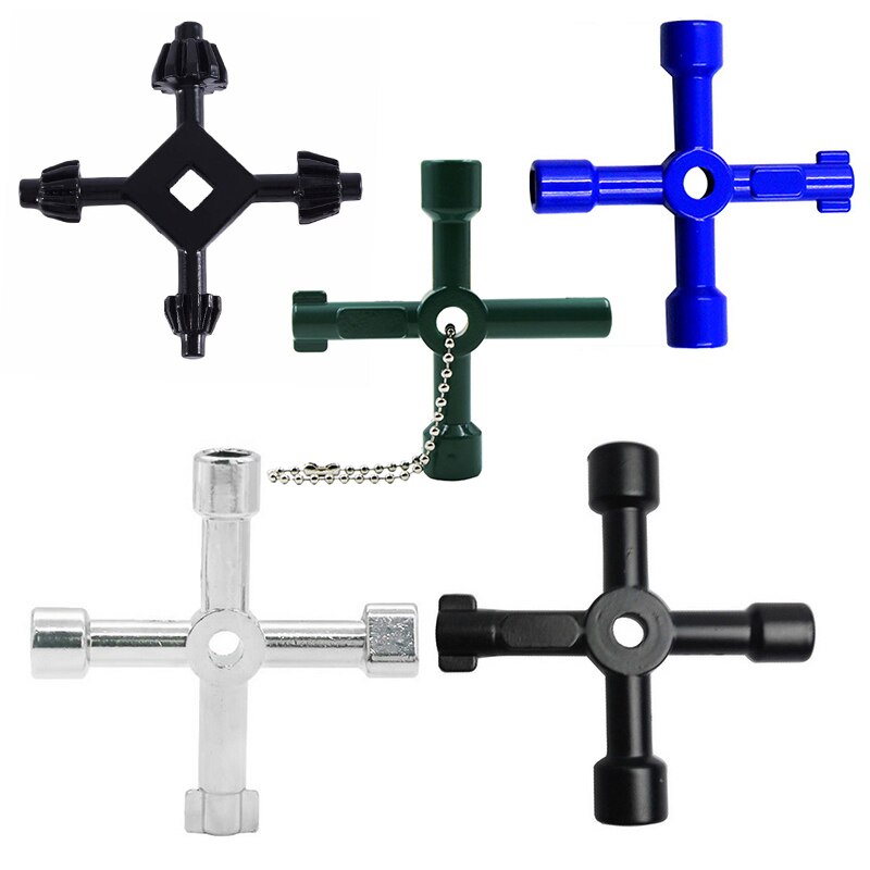 Wielofunkcyjny 4 sposoby uniwersalny klucz trójkątny klucze hydrauliczne trójkąt robić szafek elektryczny gazomierz grzejniki spadowe