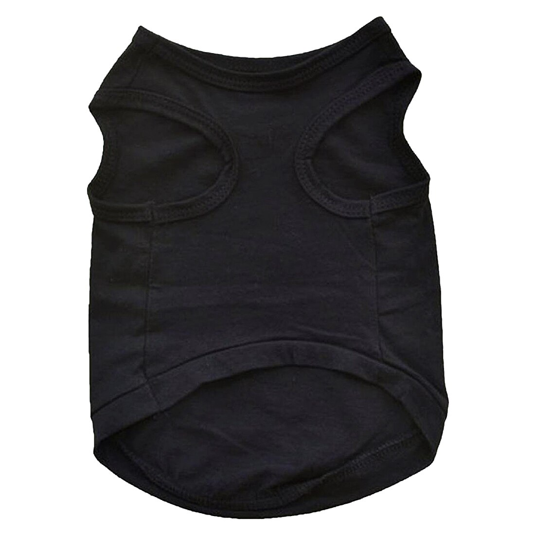 Koele Stijl Huisdier Winter Kleding Puppy Hond Kat Vest T-shirt Jas Jurk Trui Apparel &quot;Veiligheid&quot;, zwart S