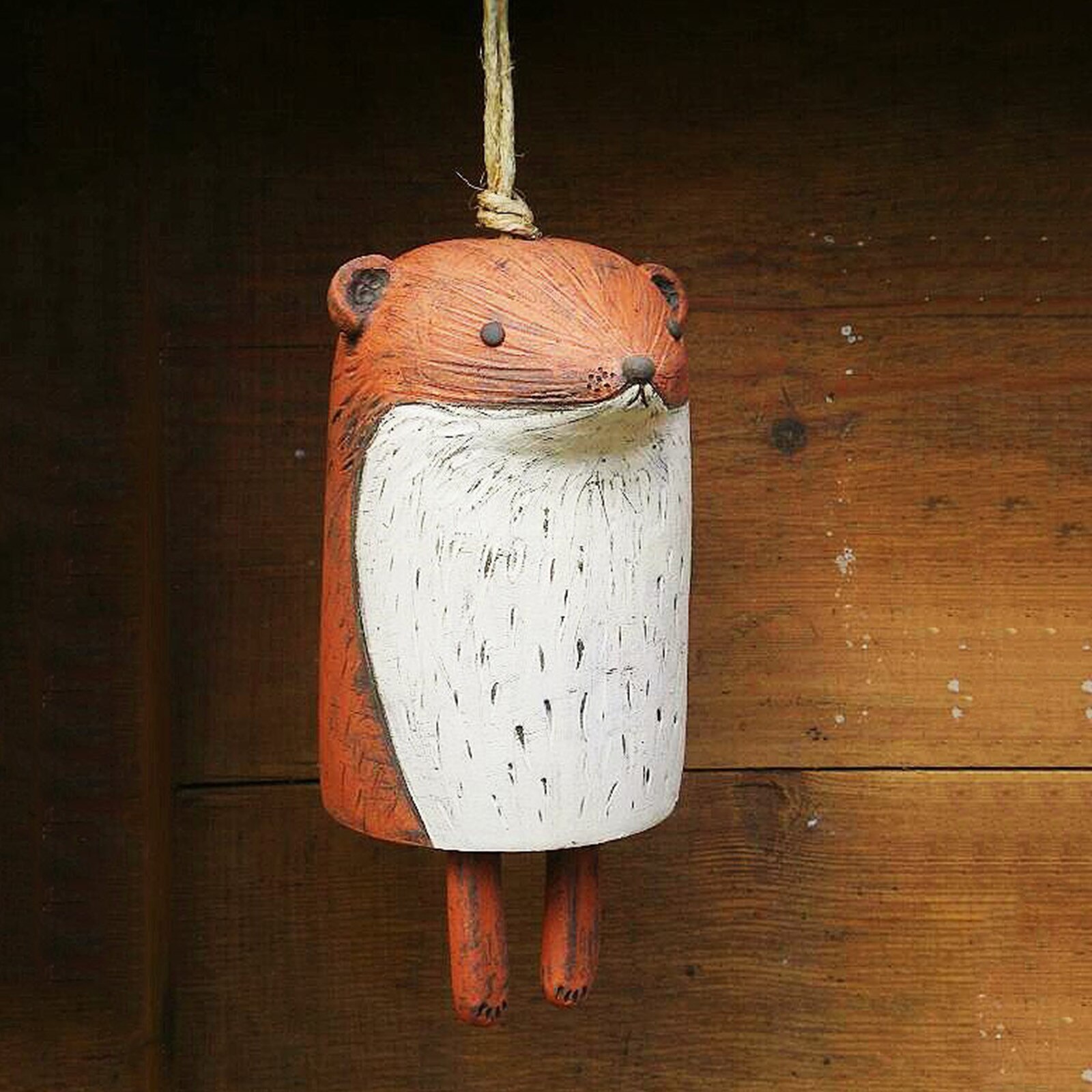 Beautiful Rustic Animal Wind Chimes Room Decoration Baby Room Decor Cute Resin Plastic Animal Wind Chimes outdoor