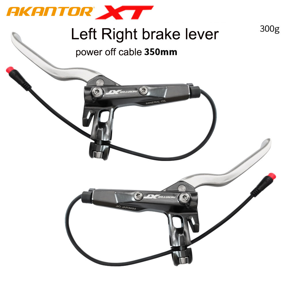 Bicicleta eléctrica plegable XT, freno de disco hidráulico de 4 pistones, frenos de presión de aceite, 950/1850mm, cuatro pistones ultraligeros: YELLOW