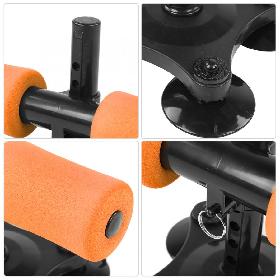 Sit-Ups Exerciser Bar Steel Abdominal Exercise Device Indoor Fitness Machine Ab Muscle Training Workout Assistant Equipment