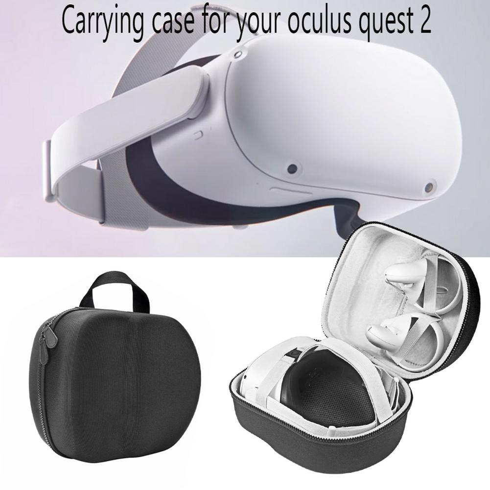 VR Accessories Hard EVA Travel Storage Bag For Oculus Quest 2 VR Headset Carrying Case Protective Storage Box For Oculus Quest2