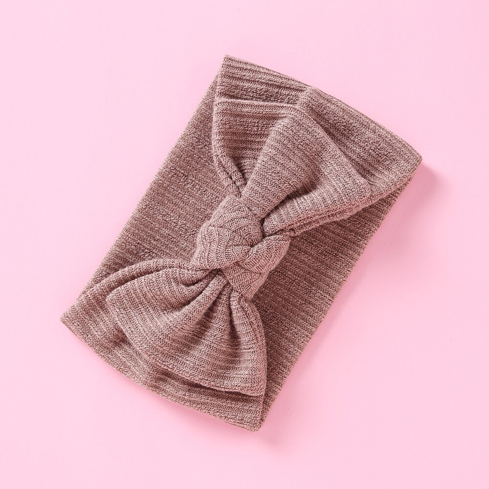 Winter Baby Hoofdband Wollen Meisjes Wide Headwrap Snoep Kleur Kinderen Oor Warmer Haarbanden Pasgeboren Tulband Zachte Hoofdbanden: 8