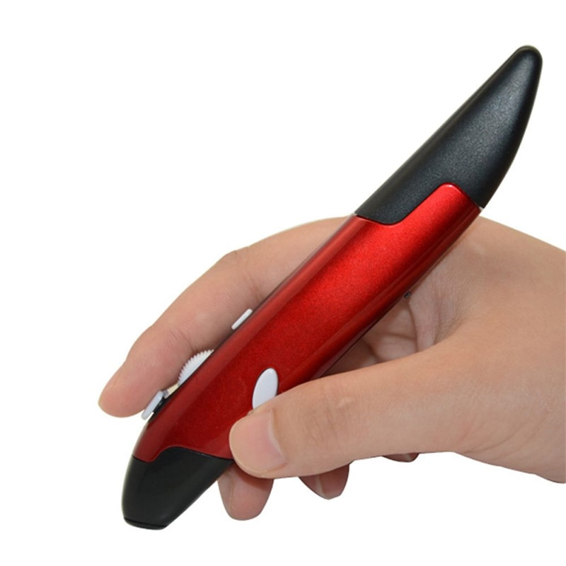 Universal2.4GHz Caneta Mouse Óptico Sem Fio USB Tablet Laptop Pocket PC Inteligente Desenho Ensino material de Escritório