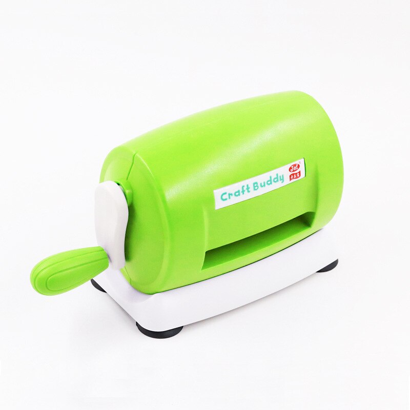Máquina troqueladora de plástico para manualidades, herramientas de corte de álbum de recortes, práctica, bricolaje: Verde