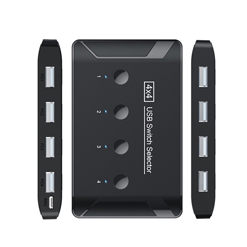 T28 Switch USB Switch 4 USB Devices Peripheral Switcher 4 Port USB