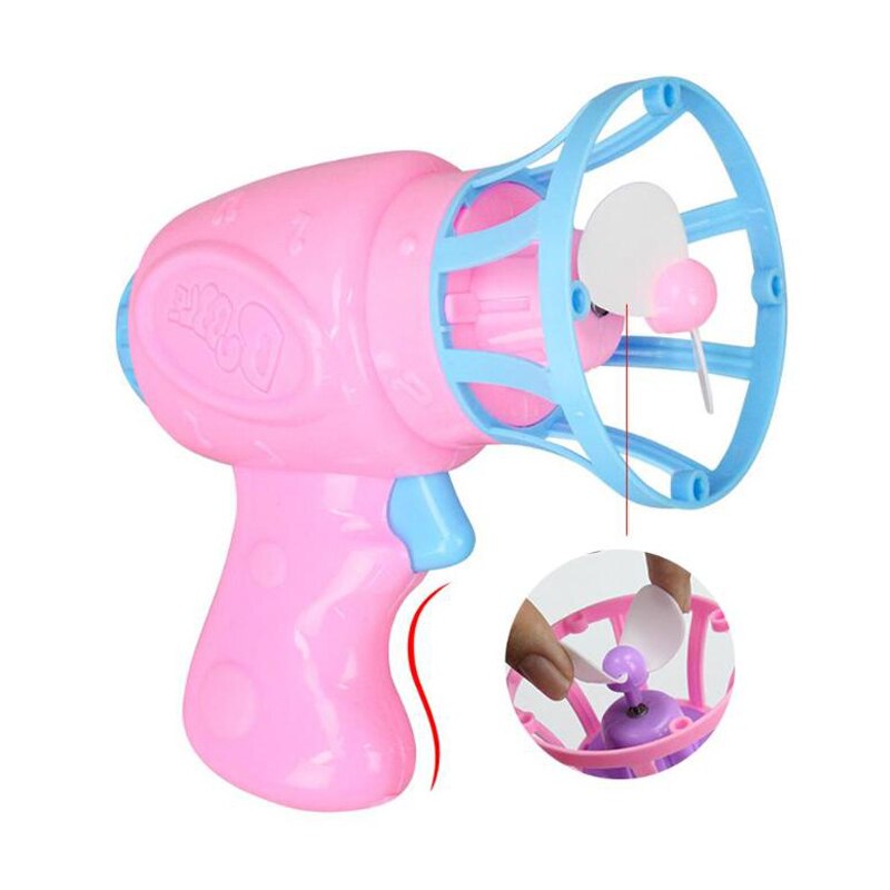 proprietà Divertente ic Bolla Ventilatore Macchina Elettrica Automatica bolla creatore con Il mini Ventilatore per Bambini tutto'aperto Giocattoli Forniture di Nozze