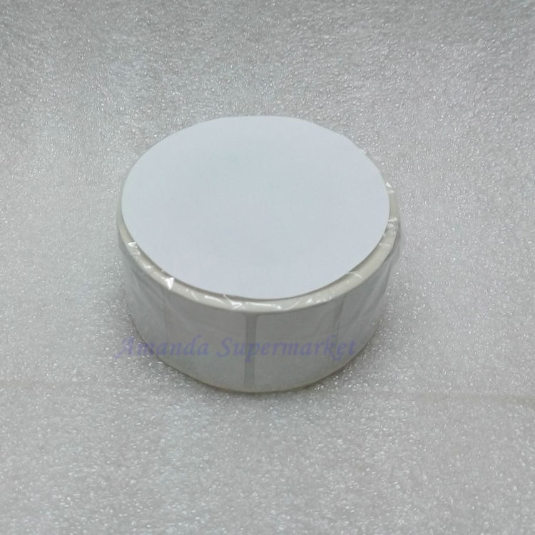 Label Sticker 30 x 20 mm 1000 Pieces/Roll Silver Sticker Silver PET Label Waterproof Tearproof Oilproof Barcode Label