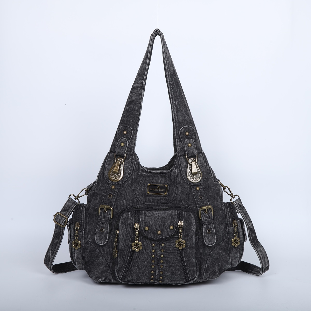 Angelkiss Bag Women Handbags Women Shoulder Bags PU Leather Handbag Female Satchel Big Shoulder Purse Bag bolsa feminina: Yellow
