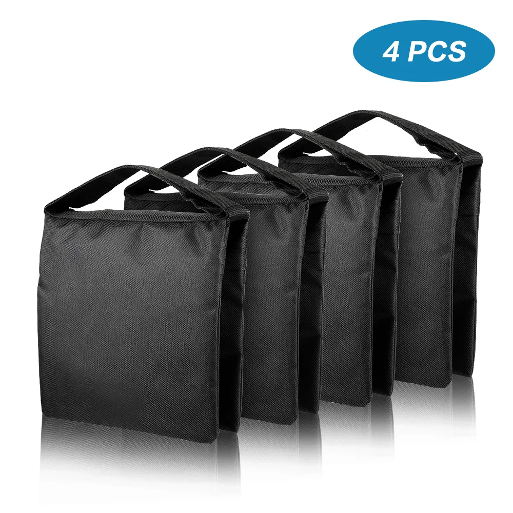 Photography Black Sandbags Use For Background Backdrop Stand,Photo Studio Boom Arm Cantilever Light Tripod,Heavy Duty Sand Bag: Silver