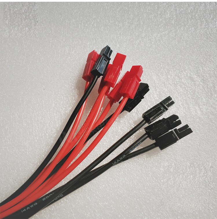 Mini prises anderson 1 paire avec 1 connecteur rouge et 1 noir utilisé pour la batterie de voiture et le raccordement de câbles