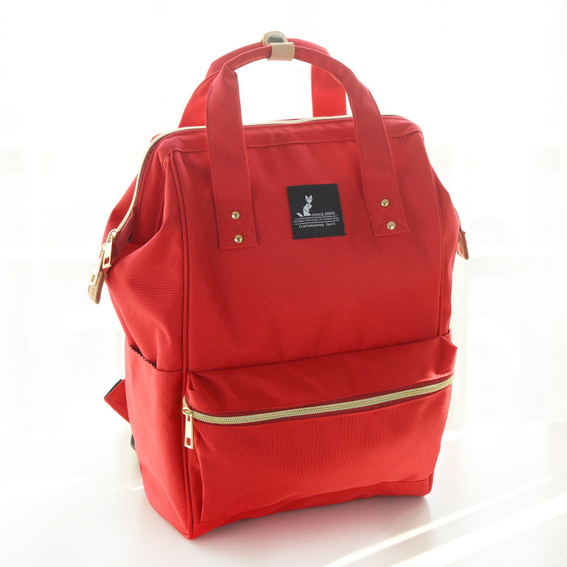 Luier Tas Mode Multi-Functionele Grote Capaciteit Handtas Rugzak Verpleging Draagbare Mother 'S Tas: Red