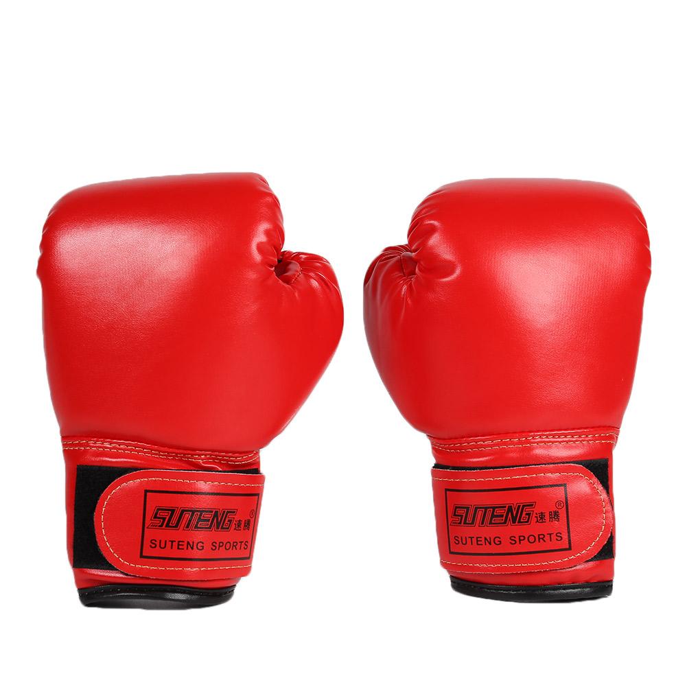 2 Stuks Boxing Training Vechten Handschoenen Lederen Kid Sparring Kickboksen Handschoenen Kids Sport Apparatuur Ponsen Karate Kickboxing