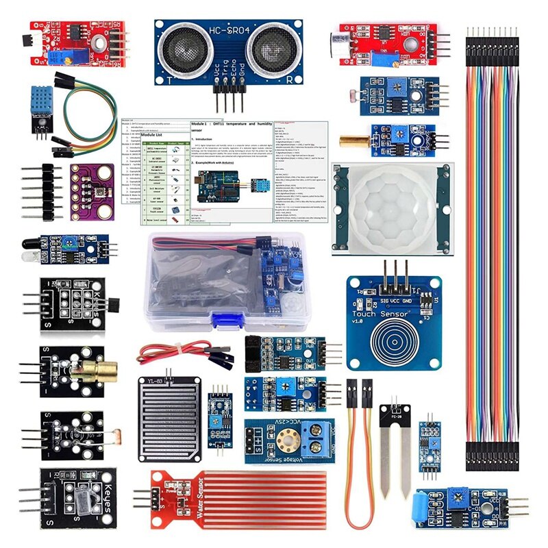 for Arduino Kit 22 in 1 Sensor Modules Kit: Default Title