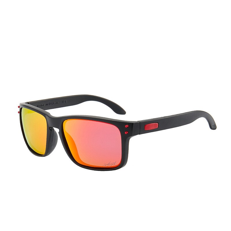 Classic 9102 Sports Polarized Sunglasses men women Outdoor Square Sun Glasses Fishing UV400: 7