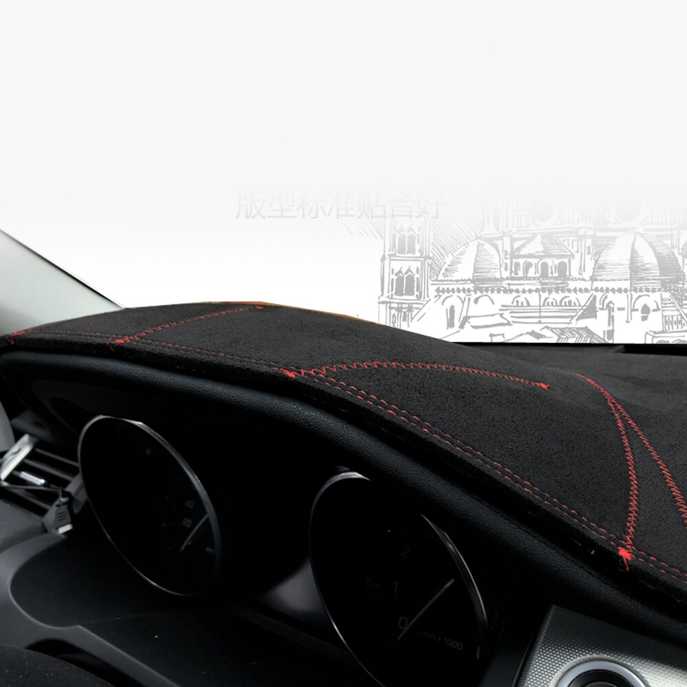For Lexus LX570 LX 570 Suede Leather Dashmat Dashboard Cover Pad Dash Mat Carpet Car-styling