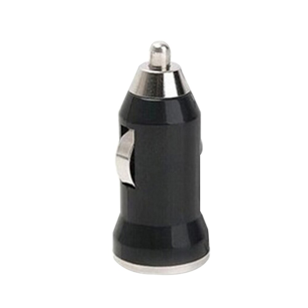 Quick Car Lading Usb Draagbare Universele Mini Usb Car Charger Adapter Voor Iphone Samsung Tablet Pad Snelle Opladen Voor Iphone: Black