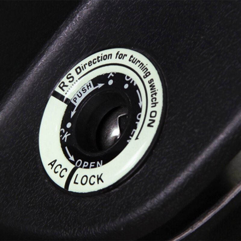 Lichtgevende Sleutelhanger Decor Sticker Auto Styling Contactslot Beschermende Sticker Auto Interieur Accessoires