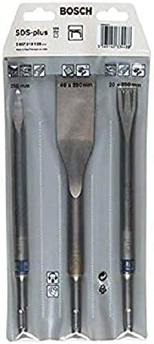 Bosch Professionale 2 607 019 159 159 Bosch-impostato di scalpelli 3 pezzi SDS-più-250 250 260x20 40 mm (confezione da 3), 0