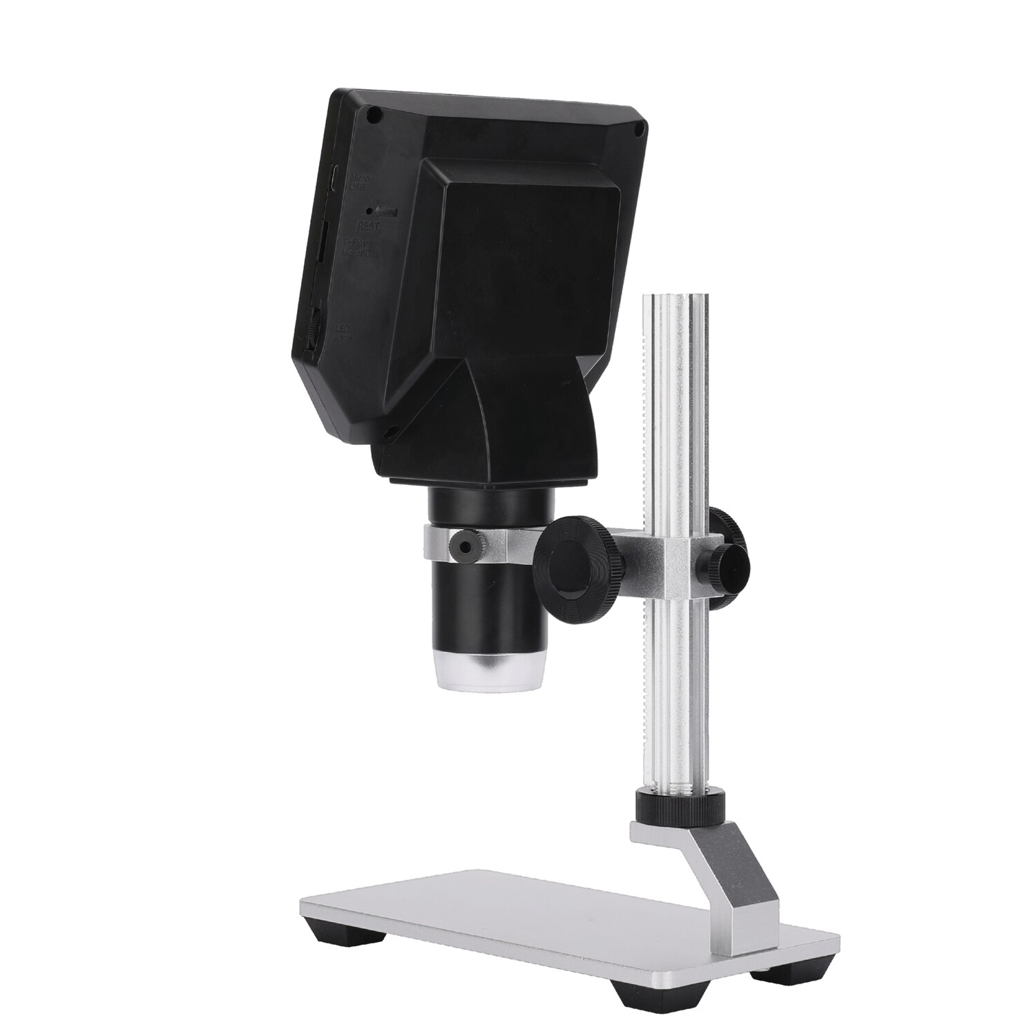 KKMOON G1000 Digital Electron Microscope 4.3 Inch Large Base LCD Display 8MP 1-1000X Continuous Amplification Magnifier