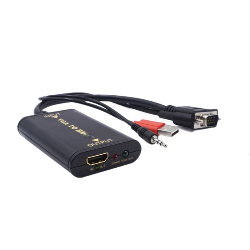 Vga Naar Hdmi-Compatibel Vrouwelijke Converter Met Usb Met Audio Vga Naar Hdmi Video Converter