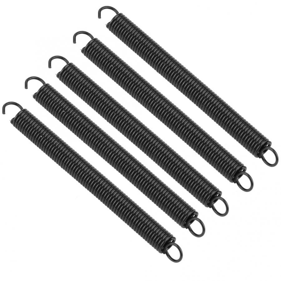 5pcs Tension & Extension Spring Set Hook Spring Torsion With Hooks Wire Dia 0.6mm OD 4mm Long 50mm