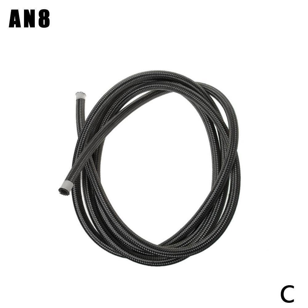 4/6/8/10N Fire Resistant Black Nylon Woven Mesh Tube Pet Extension Hose Armoured Tubing Electric Wire Conduit Expansion Hose: AN8