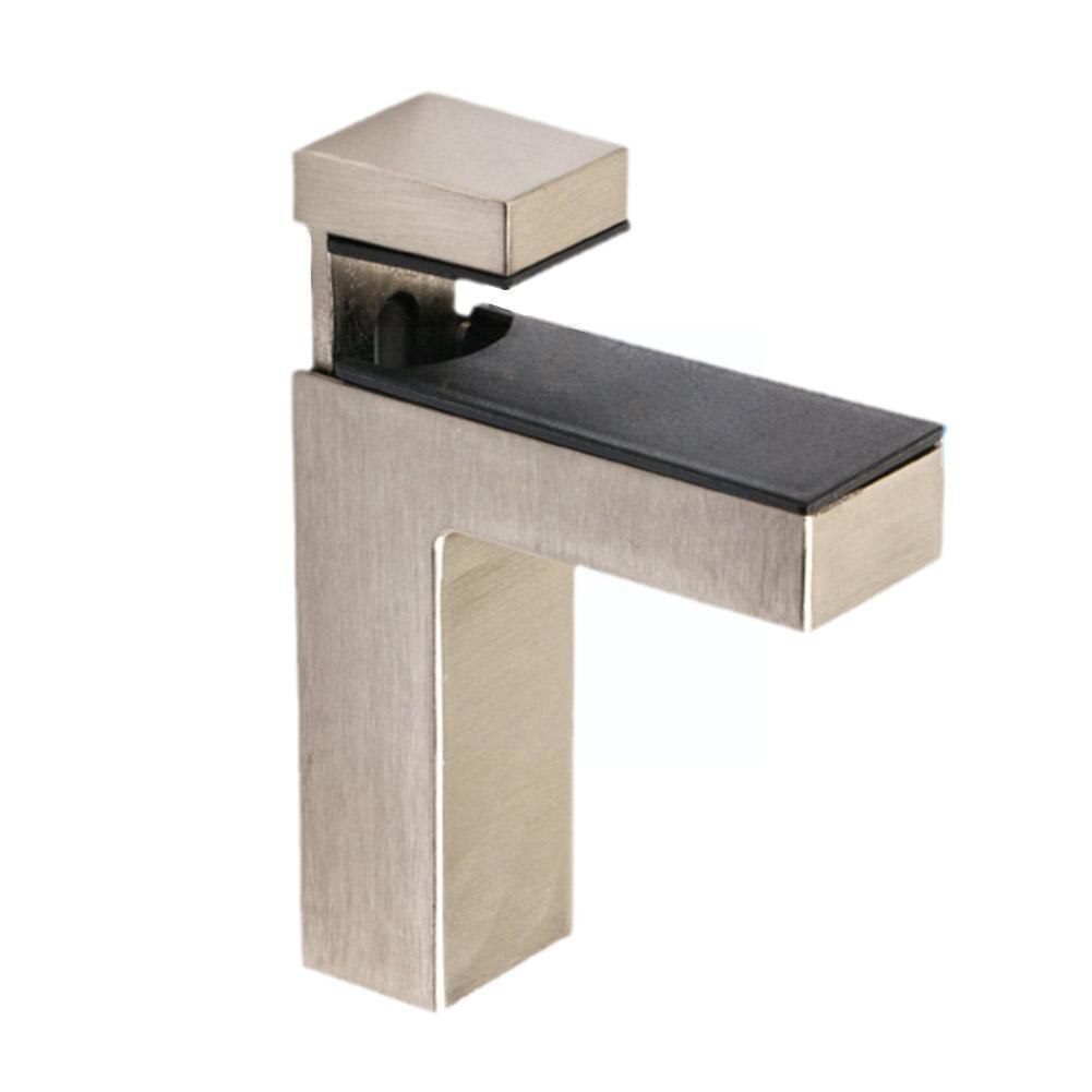 1 stücke Wand Montieren Glas Regal Einstellbare Holz Regal Halterung Halterung Glas Klemme Glas Vergoldet Klammern Zink-legierung Für 3-28mm/3 L2Y1