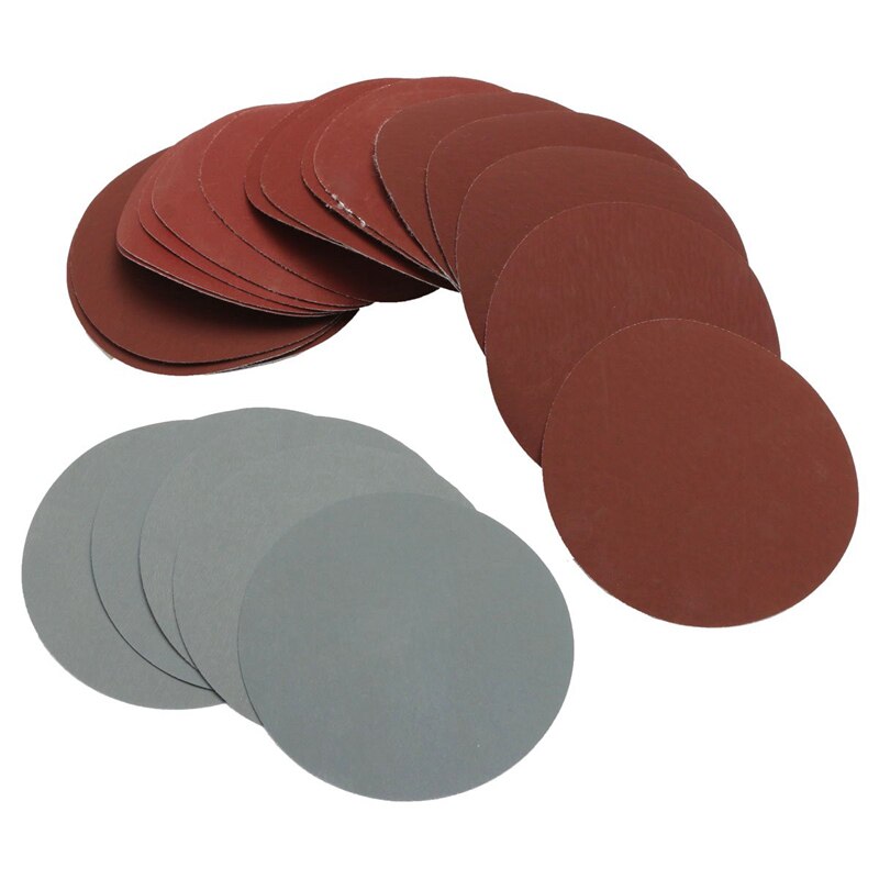 36 Stück 150 mm Netz-Klett-Schleifscheiben, 15.2 cm Schleifpads 80/100